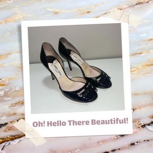 Jimmy Choo Shoes | Jimmy Choo Patent Leather Stiletto | Size 37.5 EU/7.5 US